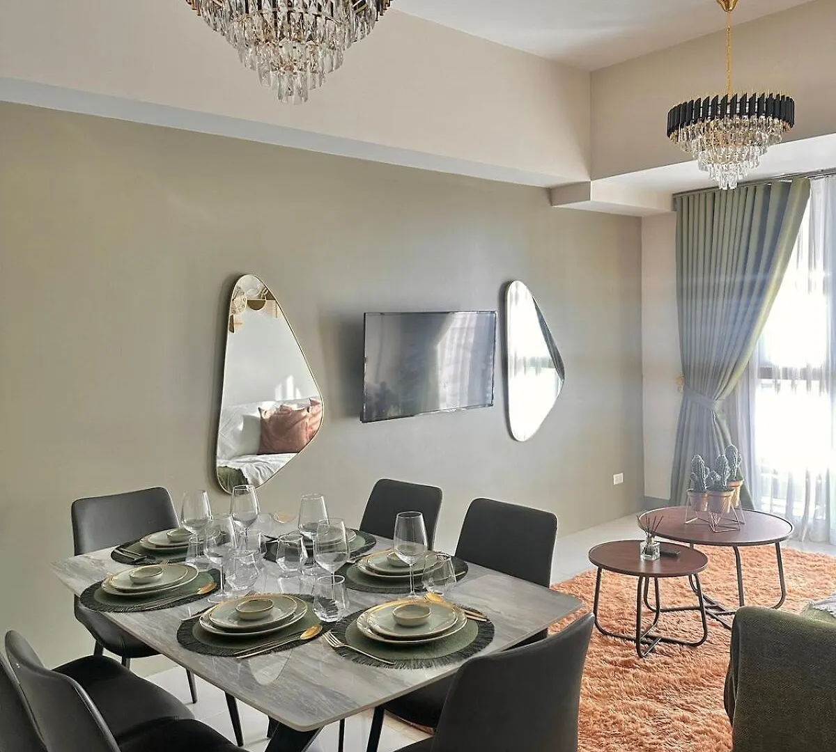 King Size 3-Bedroom In Uptown Parksuites Bgc Manila Apartment